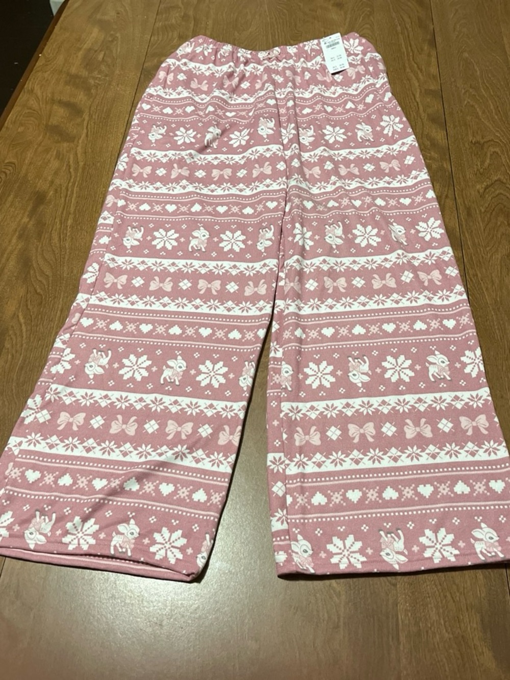 Hollister Pink Fair Isle Sleep Pants